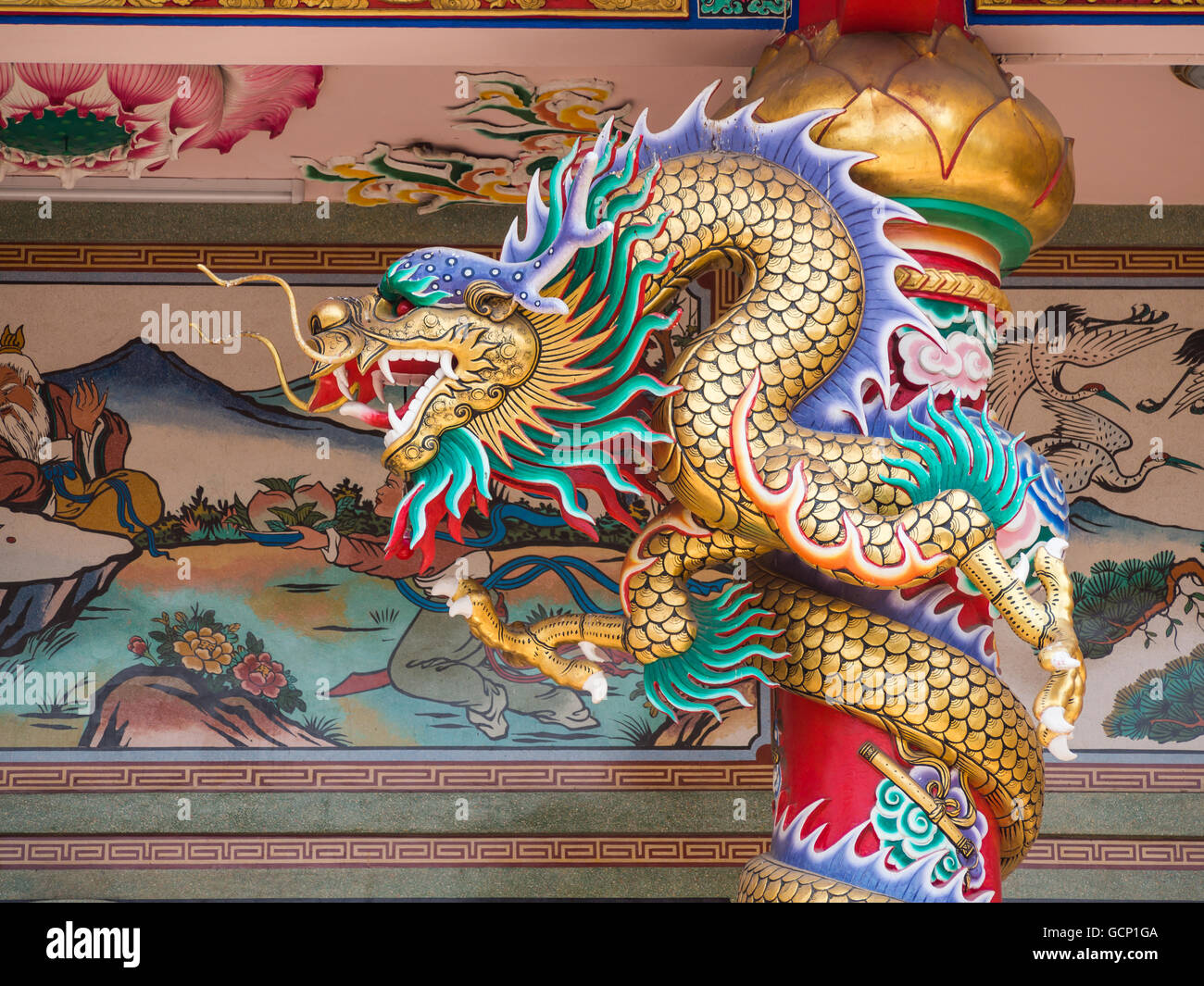 Dragon pole hi-res stock photography and images - Alamy