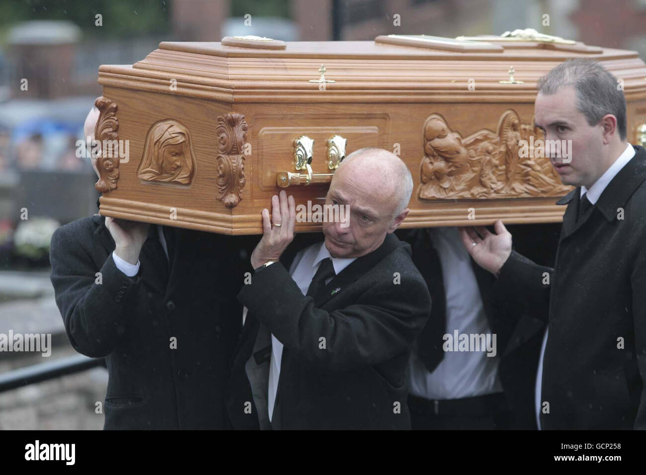 Charlie Armstrong funeral Stock Photo Alamy