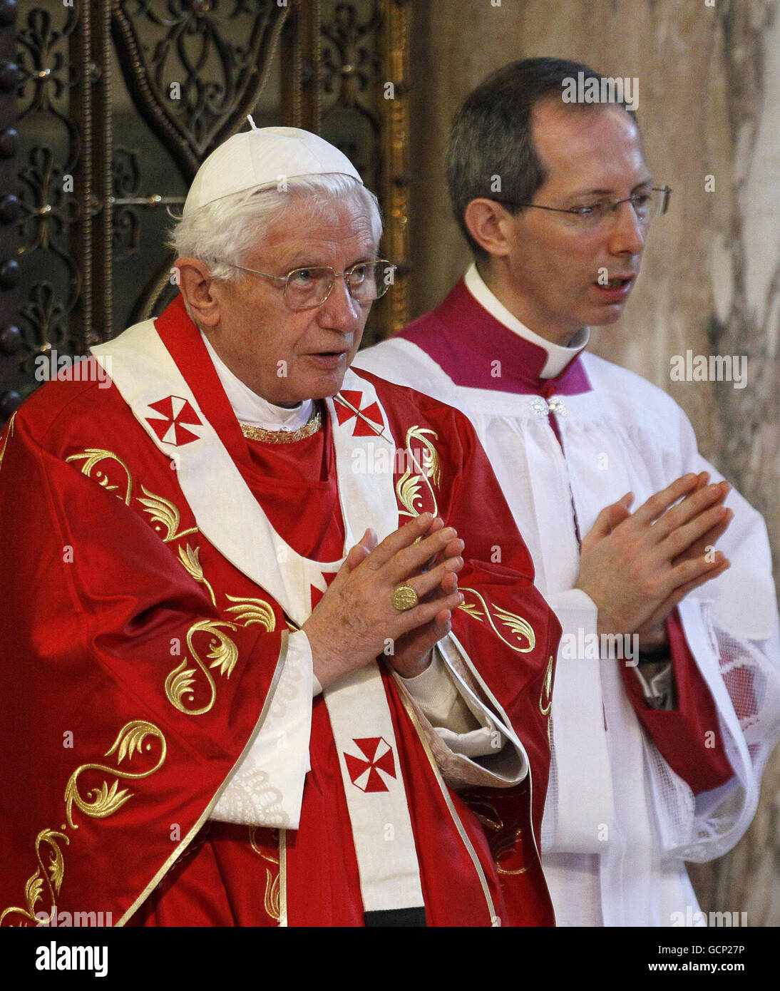Pope Benedict XVI presides over a Mass at Westminster Cathedral in ...