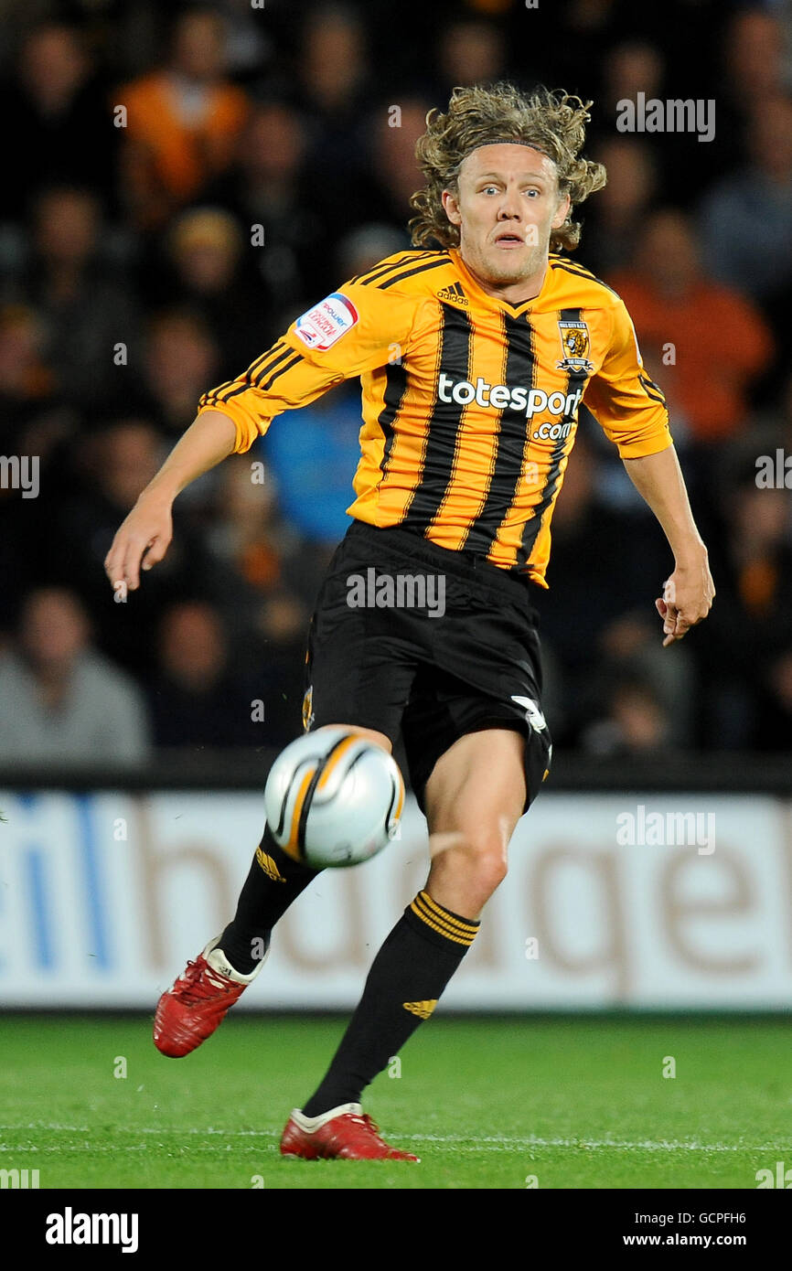 Soccer - Barclays Premier League - Hull City v Burnley - KC Stadium. Jimmy  Bullard, Hull City Stock Photo - Alamy