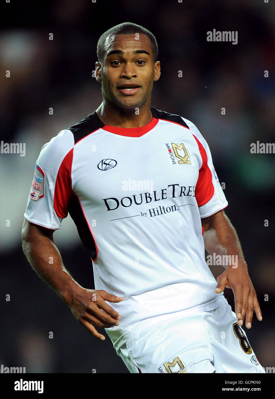 Soccer - Carling Cup - Second Round - Milton Keynes Dons v Blackpool - stadium:mk Stock Photo