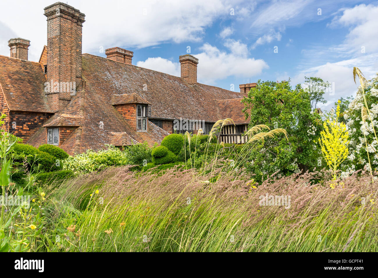 Great Dixter house gardens and nursery Stock Photo
