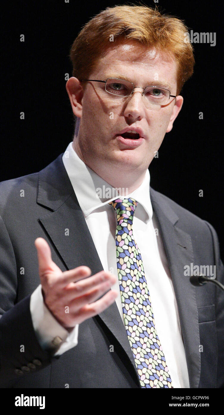 Danny Alexander Chief Secretary to the Treasury Danny Alexander addresses delegates at ...