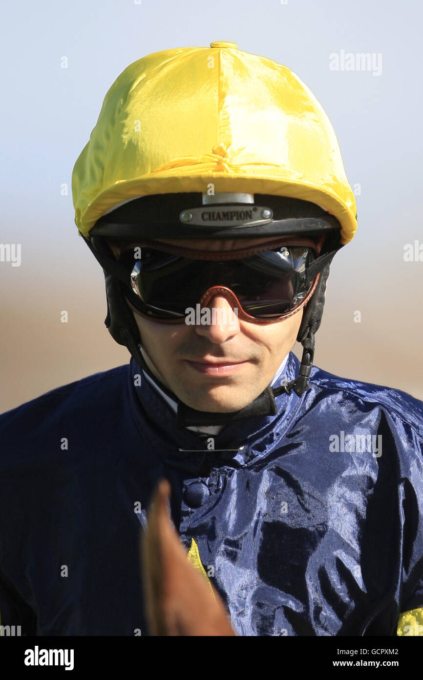 Horse Racing - William Hill Gold Cup Festival - Day One - Ayr Racecourse. Lee Newman, jockey Stock Photo