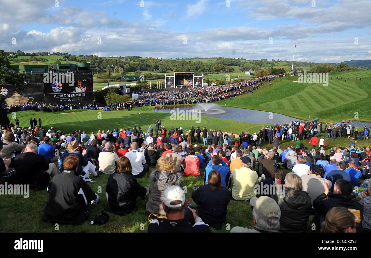 A general view of the Ryder Cup opening Ceremony at Celtic Manor, Newport  Stock Photo - Alamy