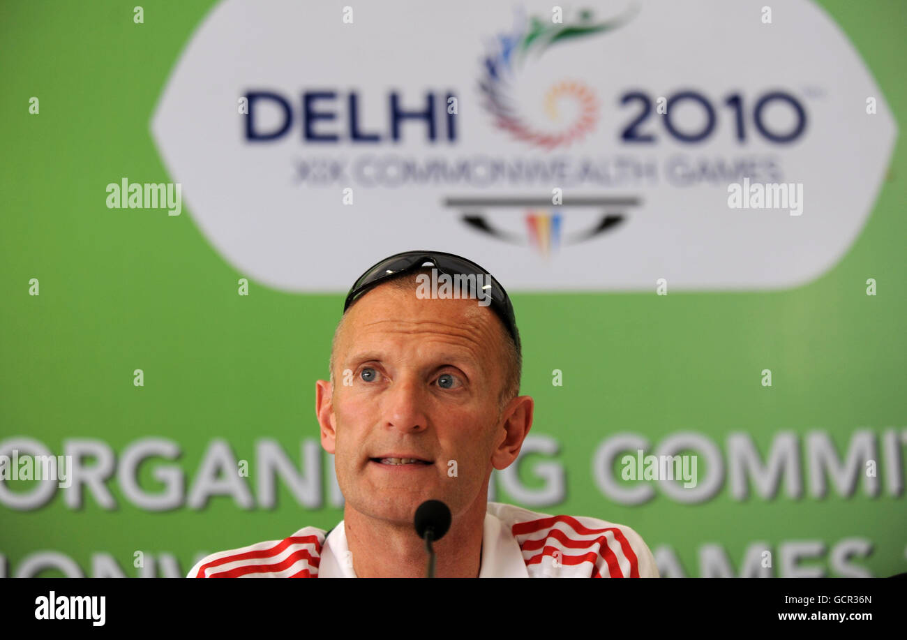 Sport - 2010 Commonwealth Games - Preview Day Six - Delhi. England's Chef De Mission Craig Hunter during a press conference at the Athletes Village in Delhi, India. Stock Photo