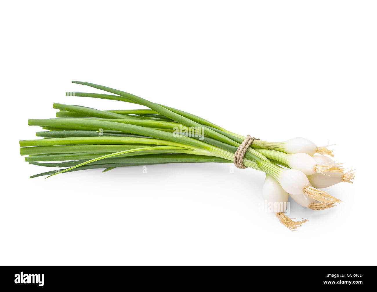 Bunch of green onion on white background, isolated Stock Photo - Alamy