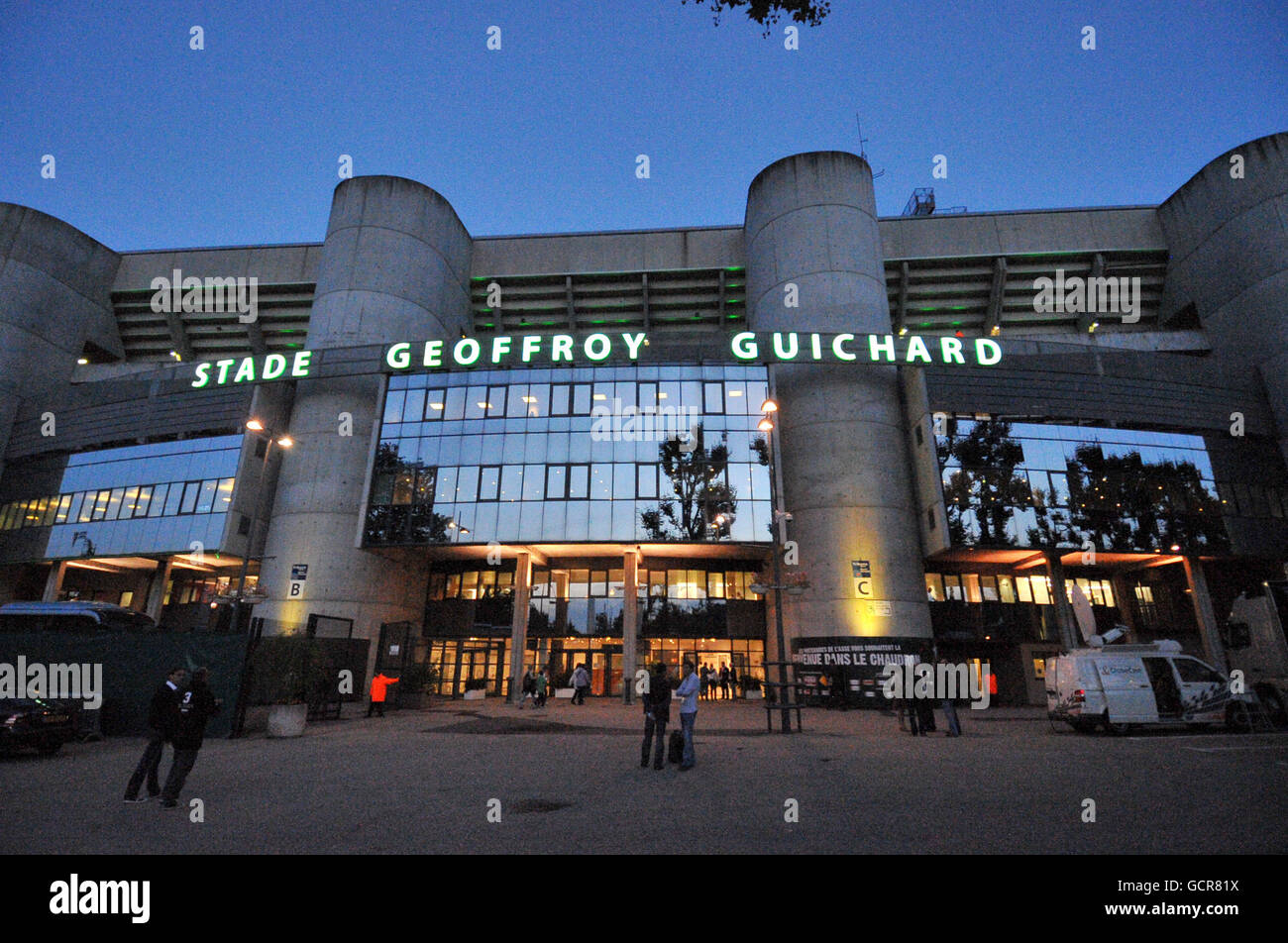 Soccer - Coupe de la Ligue - Saint Etienne v Nice - Geoffroy-Guichard Stock Photo