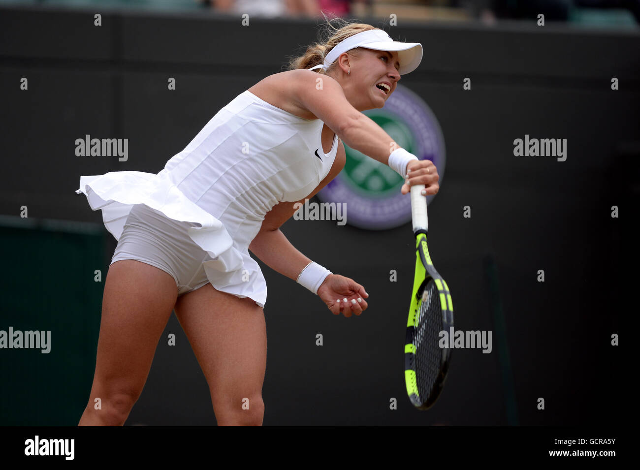 Anastasia Potapova In Action In The Girls Singles Final On Day Twelve Of The Wimbledon