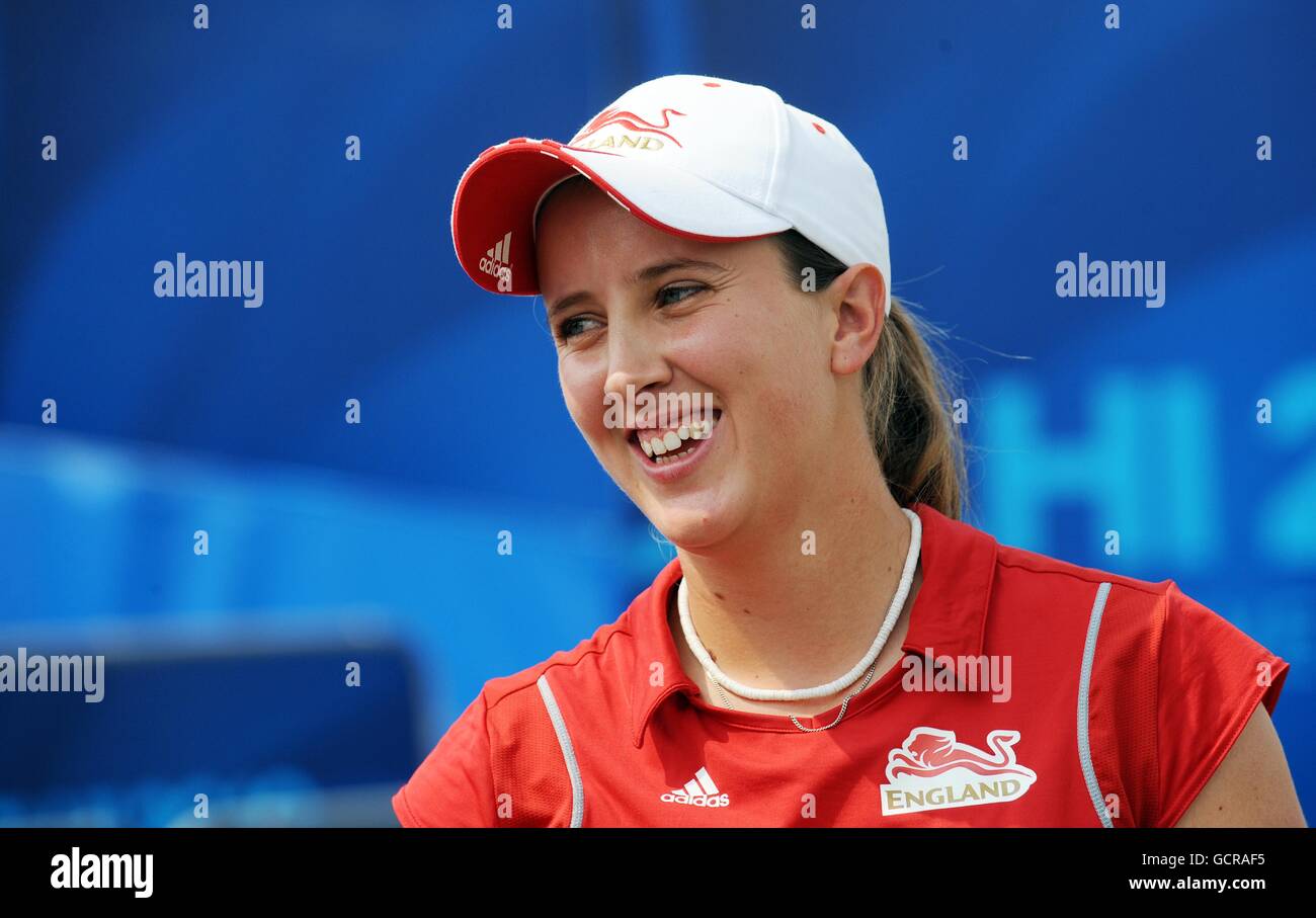 England's Nicky Hunt in action during the Women's Individual Compound