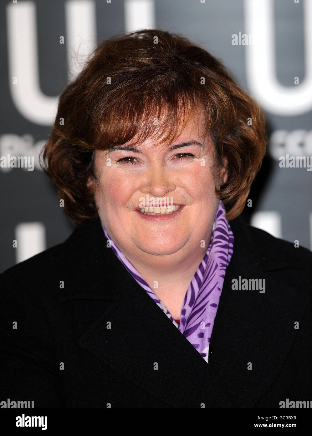 Singer Susan Boyle, who was discovered on the television show Britain's Got Talent, signs copies of her autobiography, The Woman I Was Born to Be at Waterstone's in Piccadilly, central London today. Stock Photo