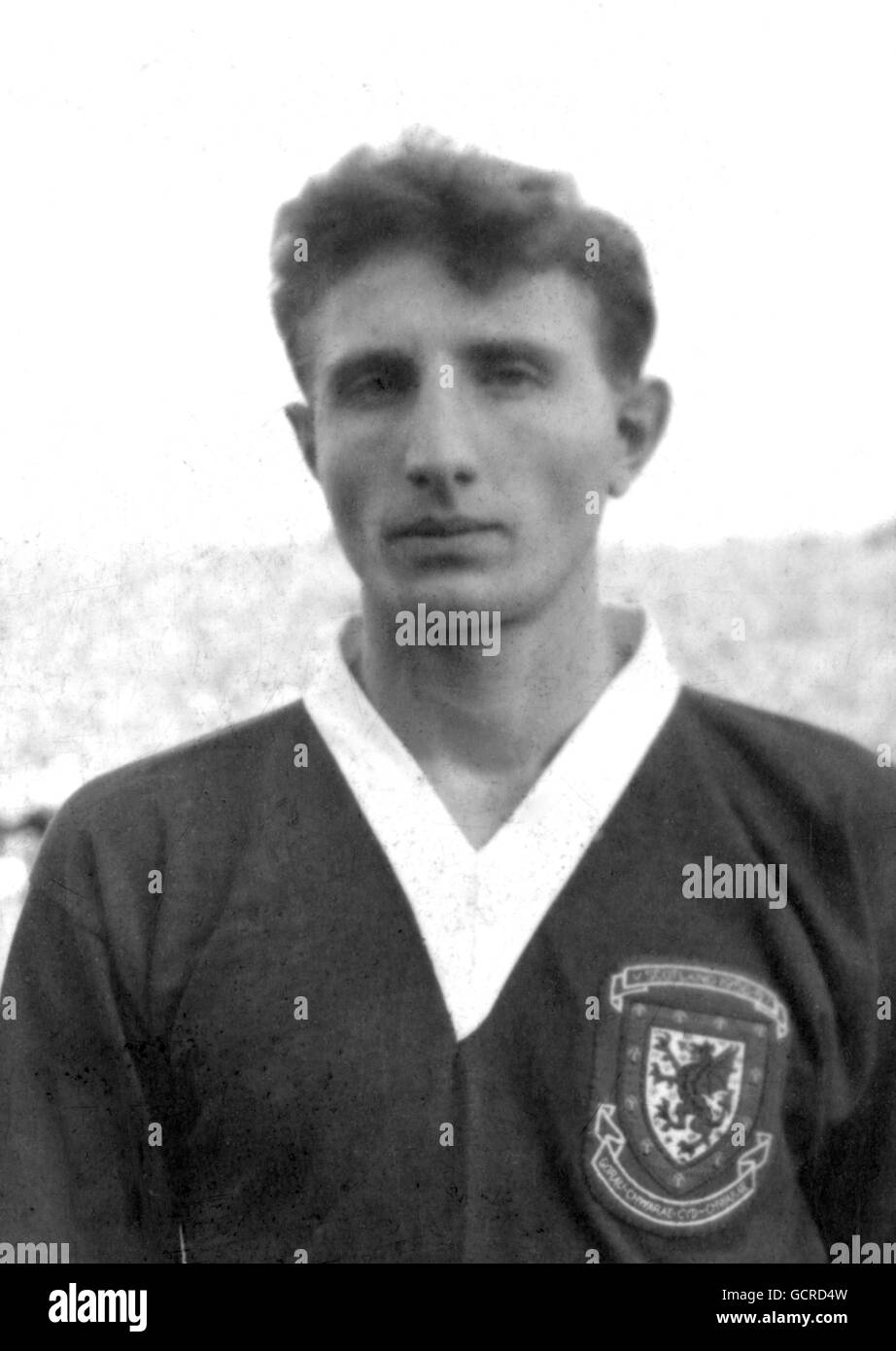 Welsh-born full-back Mel Hopkins joined Tottenham Hotspur in 1951 and was soon playing for Wales as an international. Stock Photo