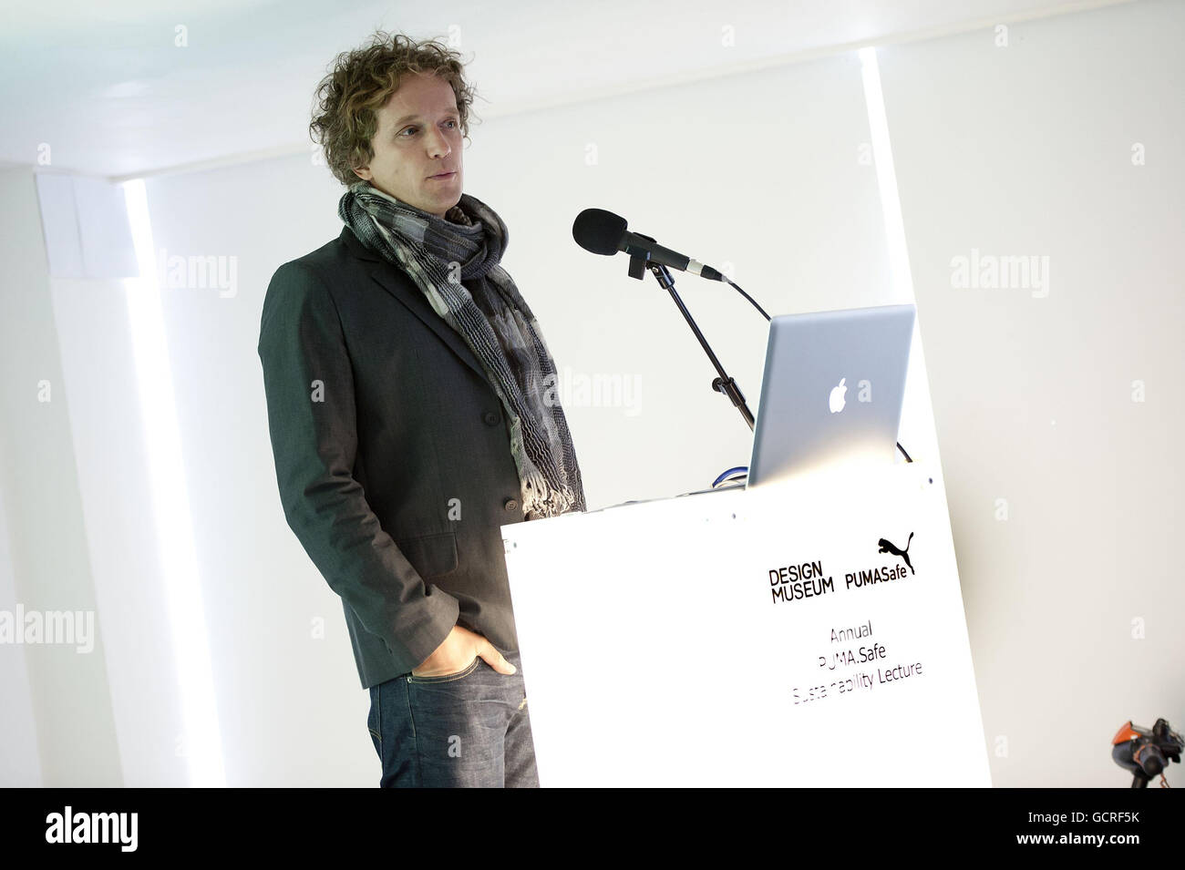 Designer Yves Behar speaks at the Puma.Safe Sustainability Lecture, at the  Design Museum in central London Stock Photo - Alamy