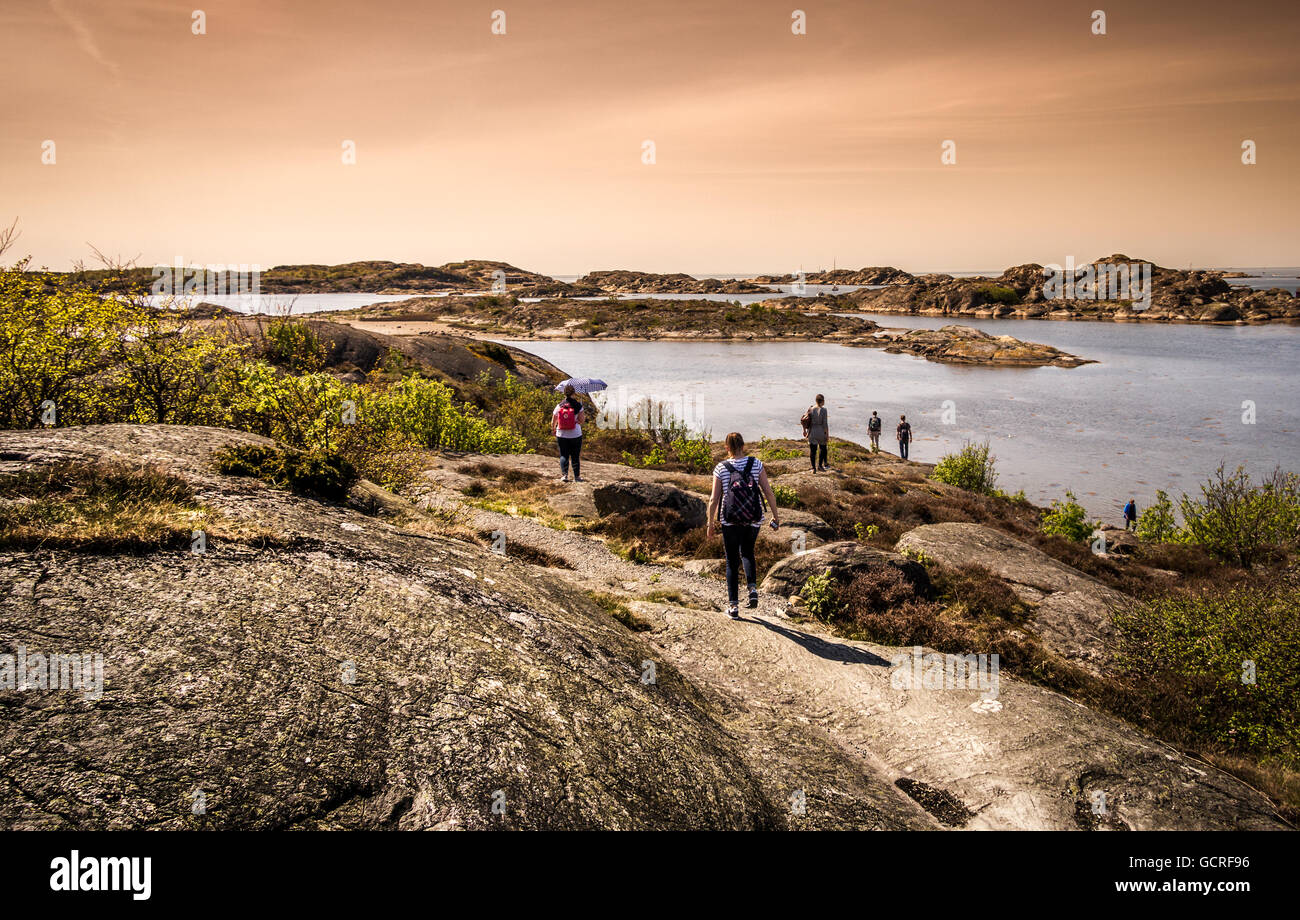 Lovely Island, nature and a dramatic sky - Gothenburg, Sweden Stock Photo - Alamy