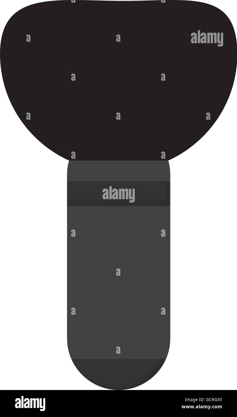 Beard foam brush icon Stock Vector Images - Alamy