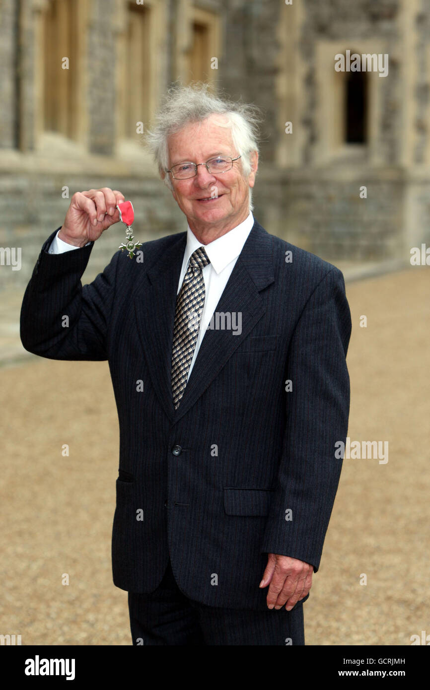 Dr Frank Duckworth after he was made a Member of the British Empire