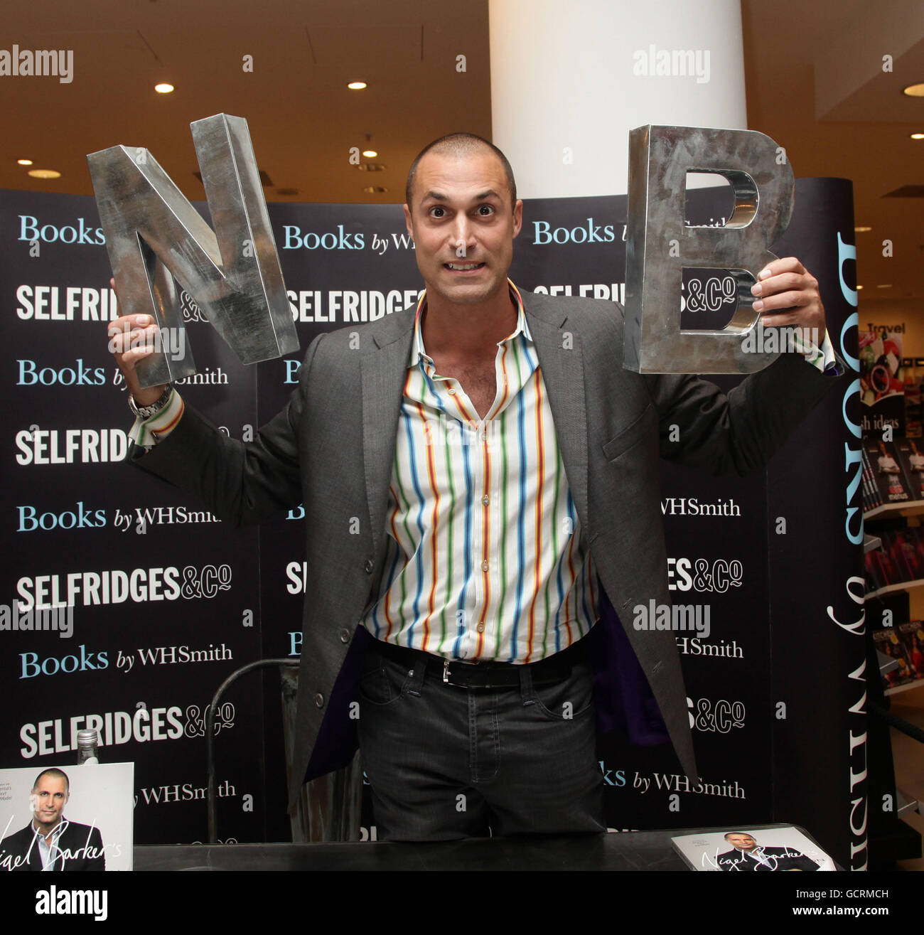 Nigel barker book signing hi-res stock photography and images - Alamy