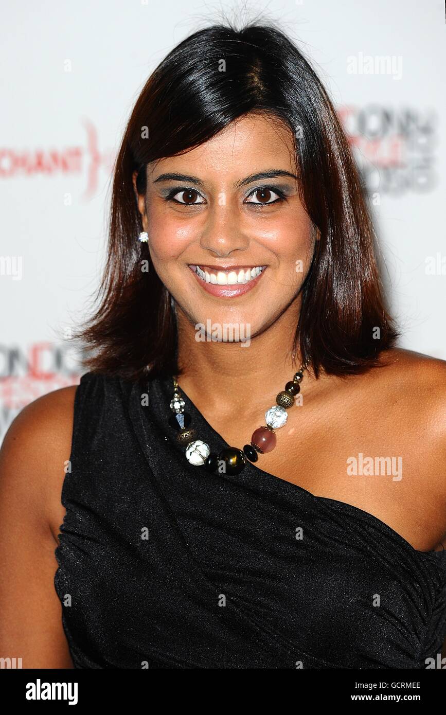 Pooja shah arriving london lifestyle awards hi-res stock photography