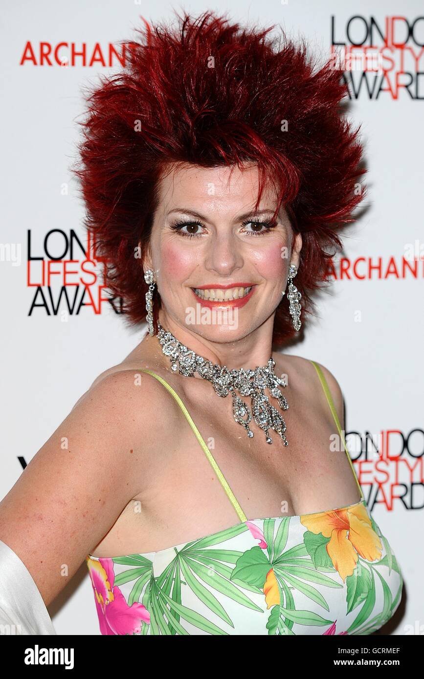 Cleo rocos arriving for the london lifestyle awards hi-res stock ...