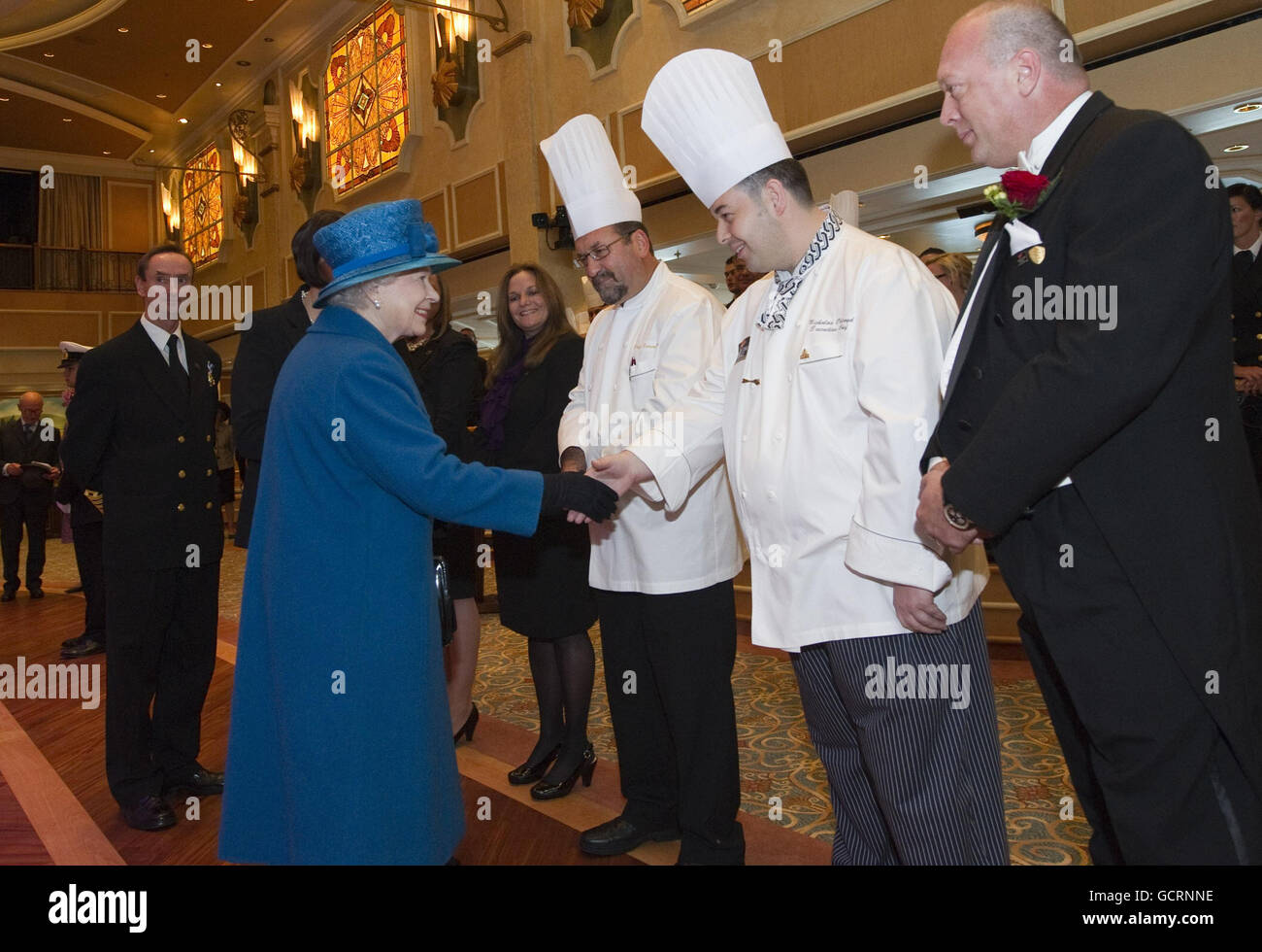 New Queen Elizabeth cruise liner Stock Photo Alamy