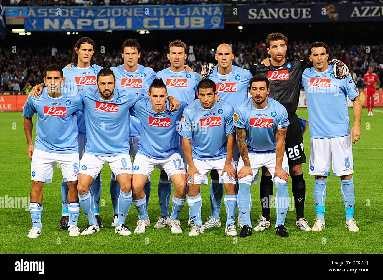 Napoli team group hi-res stock photography and images - Alamy