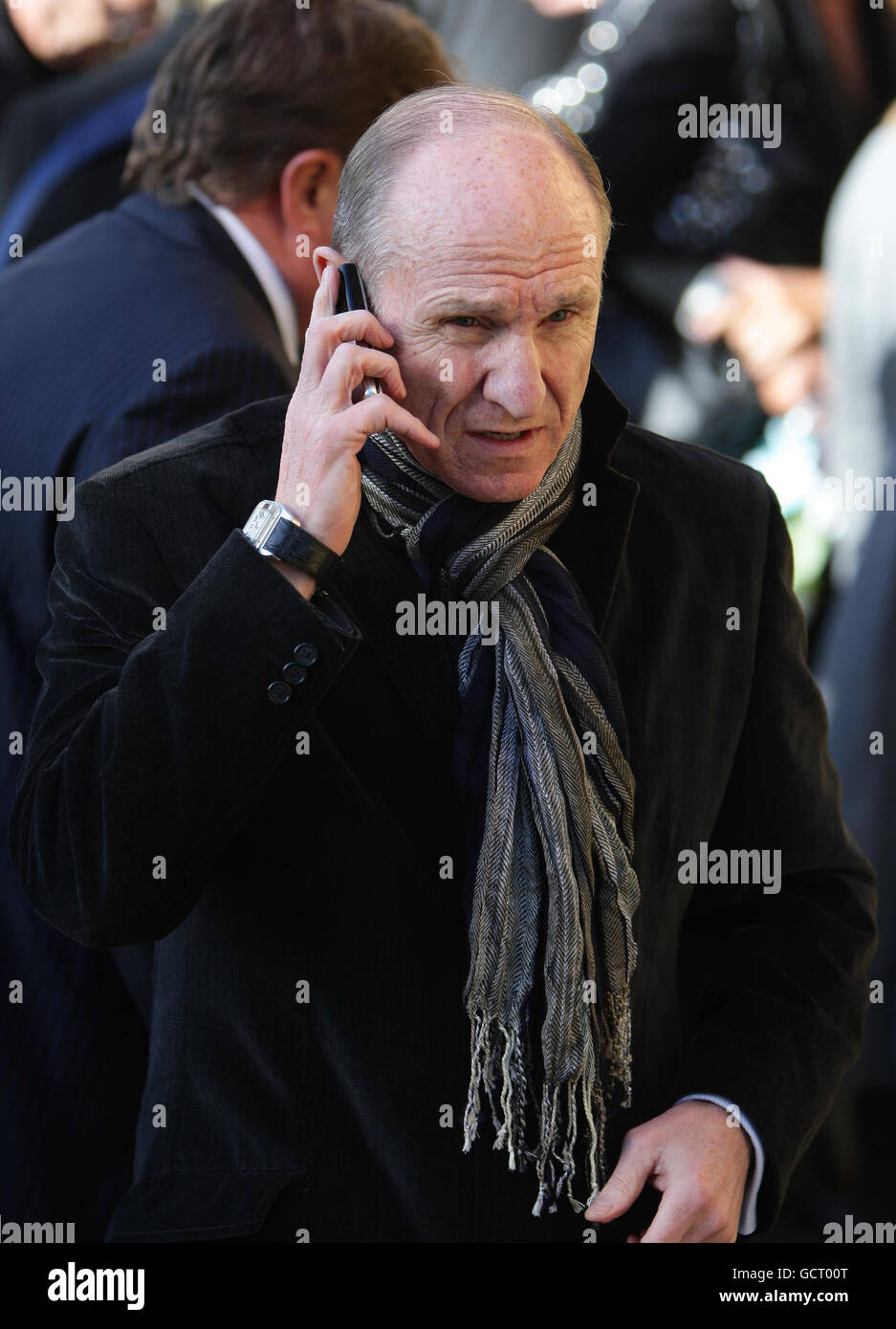 Malcolm Allison funeral Stock Photo