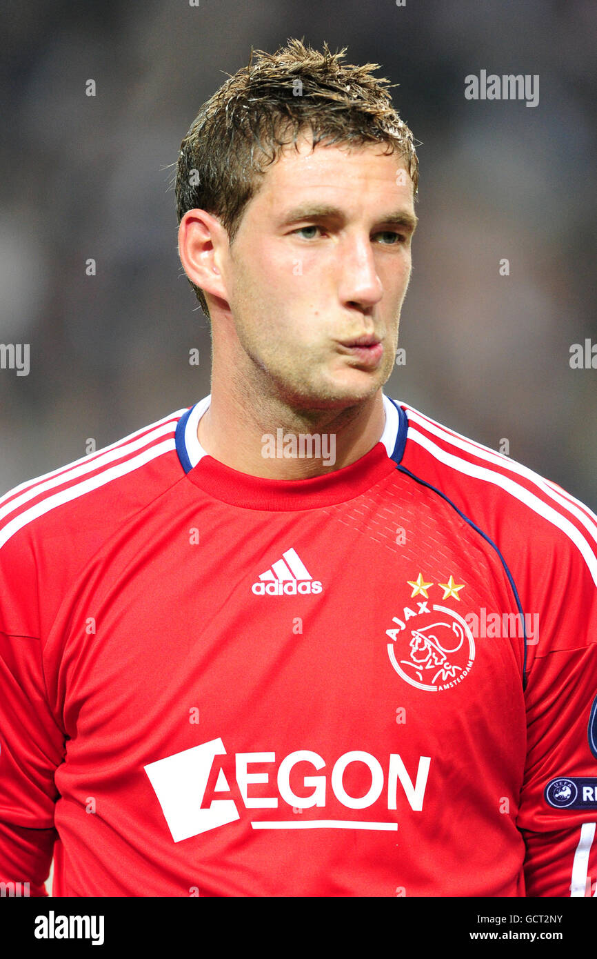 Soccer UEFA Champions League Group G Ajax v AC Milan Amsterdam Arena. Ajax goalkeeper Soccer UEFA Champions League Group G Ajax v AC Milan Amsterdam Arena. Ajax goalkeeper