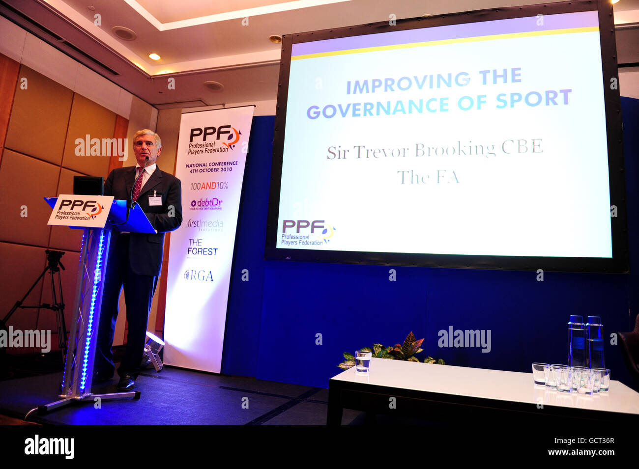 Director of Football Development at The FA Trevor Brooking speaks at