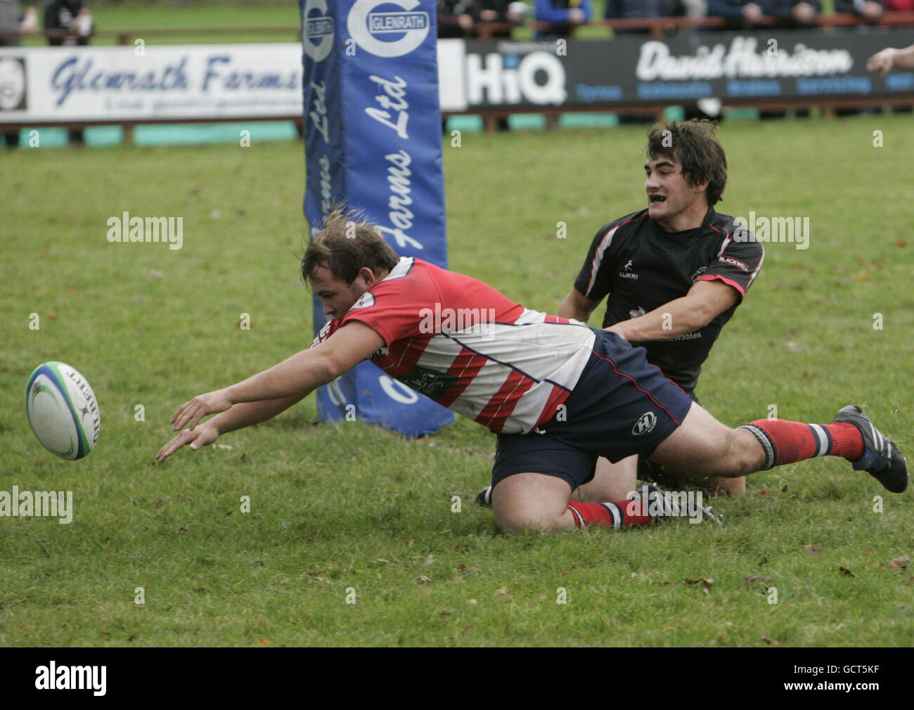 Rugby Union Scottish Premier 2 League Peebles v Biggar Gytes