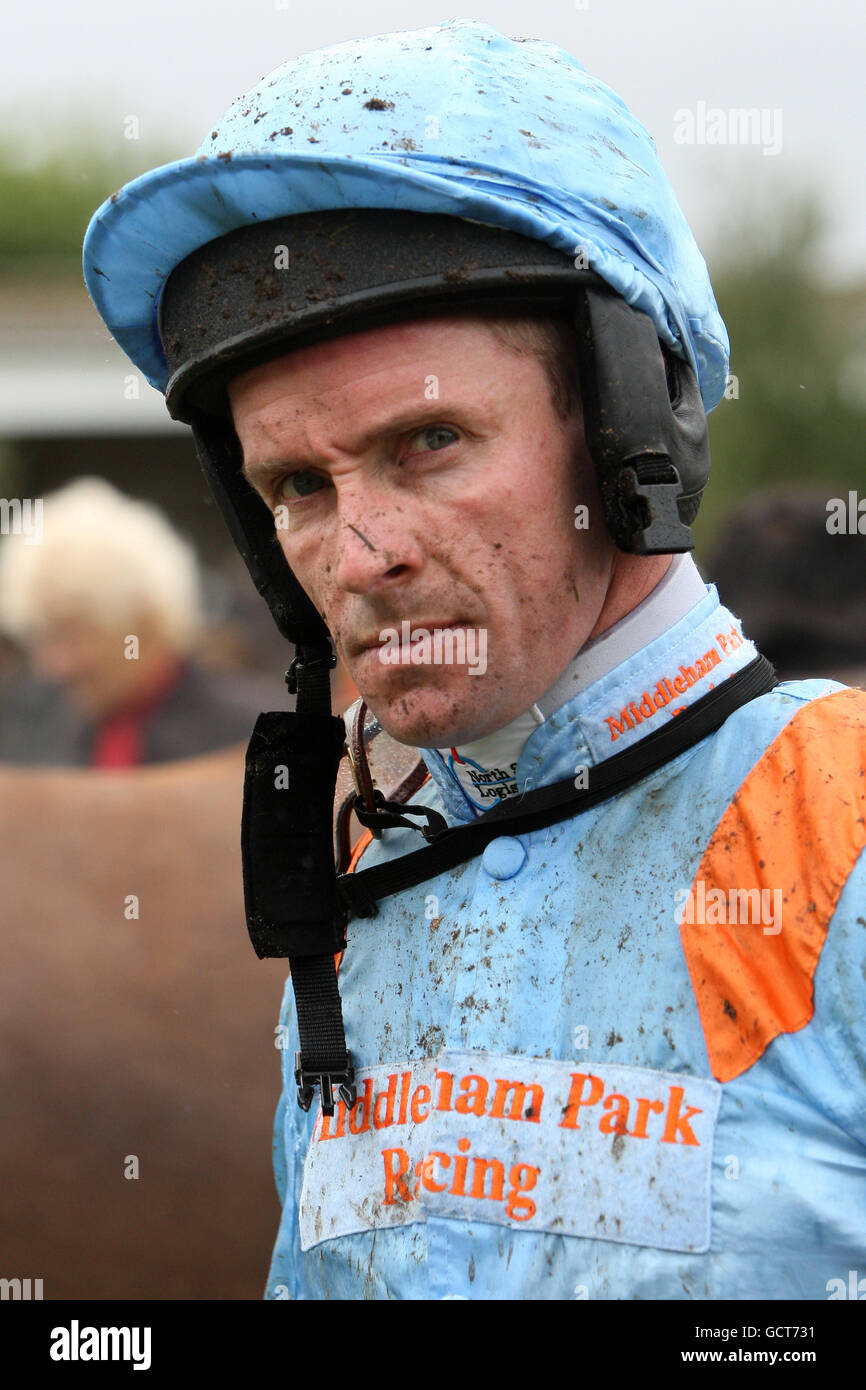 Horse Racing - FSB Family Funday - Market Rasen. Richard McGrath, jockey Stock Photo