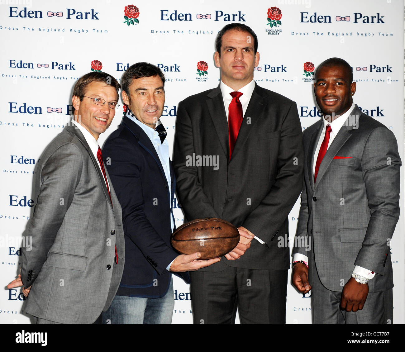 England rugby union team formalwear launch Stock Photo