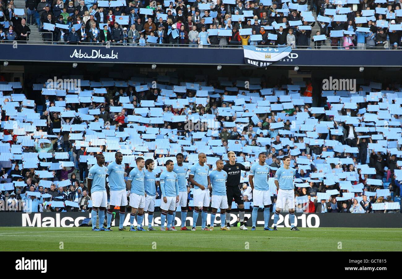 Soccer - Barclays Premier League - Manchester City v Arsenal - City of Manchester Stadium Stock Photo