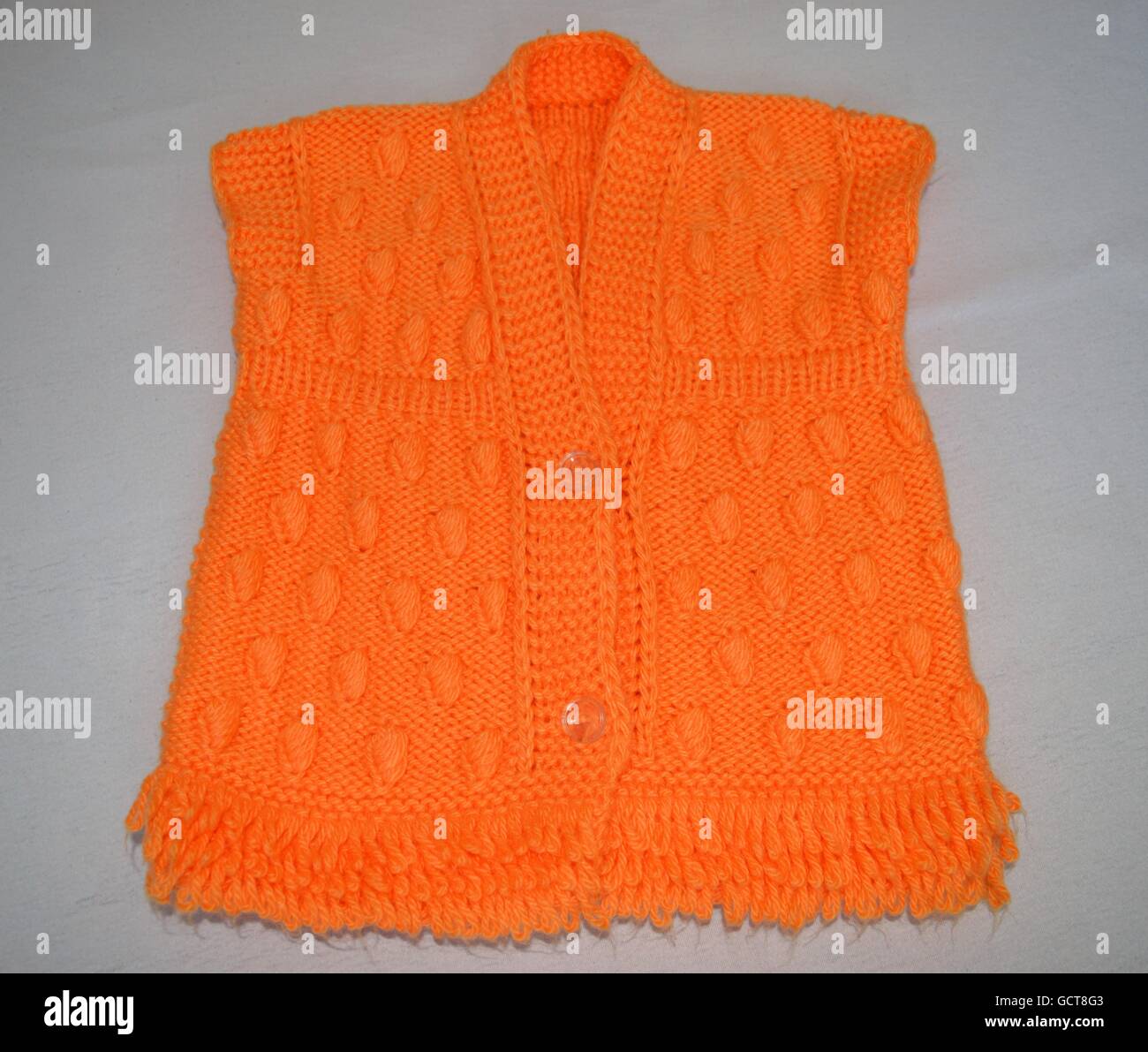 Orange wool dress Stock Photo Alamy