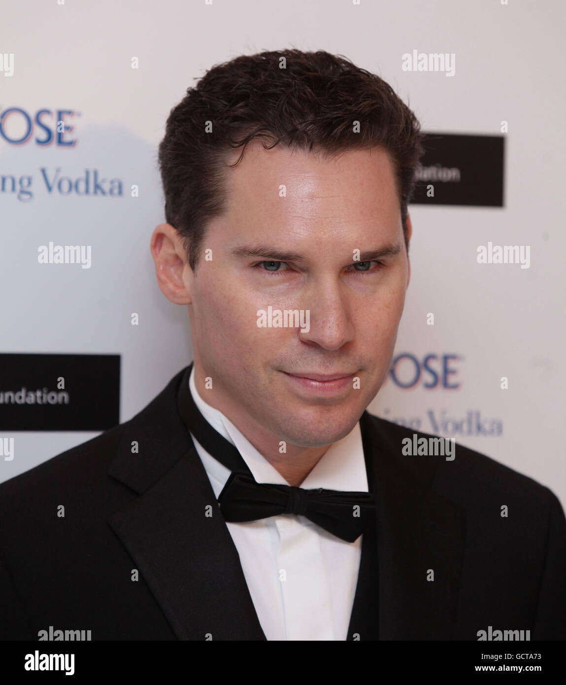 American film director Bryan Singer attends the Elton John AIDS Foundation Winter Ball, at the American Embassy in south London. Stock Photo