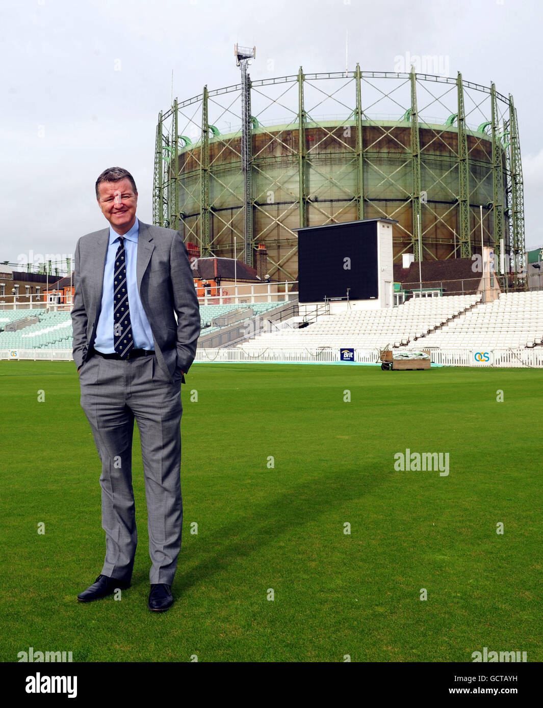 Cricket - Surrey CCC - Press Conference - The Brit Insurance Oval Stock Photo