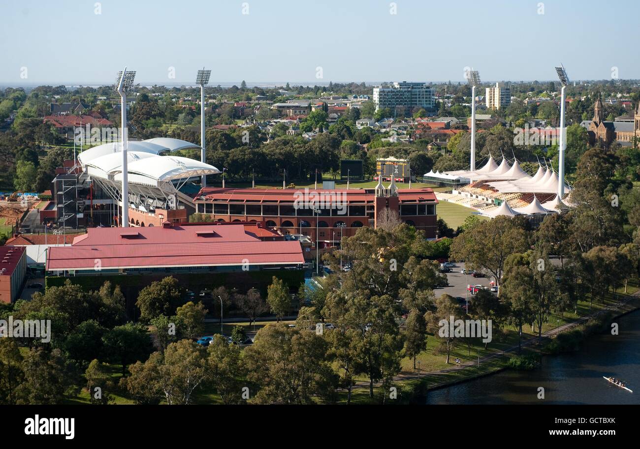 Cricket Adelaide Oval General View Stock Photo Alamy