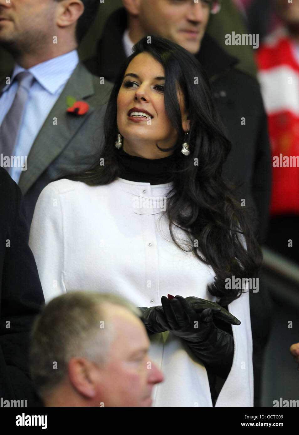 Soccer - Barclays Premier League - Liverpool v Chelsea - Anfield. Linda Pizzuti, wife of Liverpool owner John W Henry Stock Photo