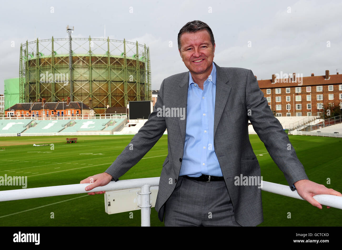 Cricket - Surrey CCC - Press Conference - The Brit Insurance Oval. Surrey CCC's new Chairman Richard Thompson at the Brit Insurance Oval Stock Photo