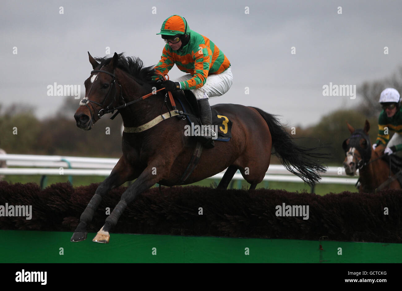 Horse Racing Southwell Racecourse Stock Photo Alamy