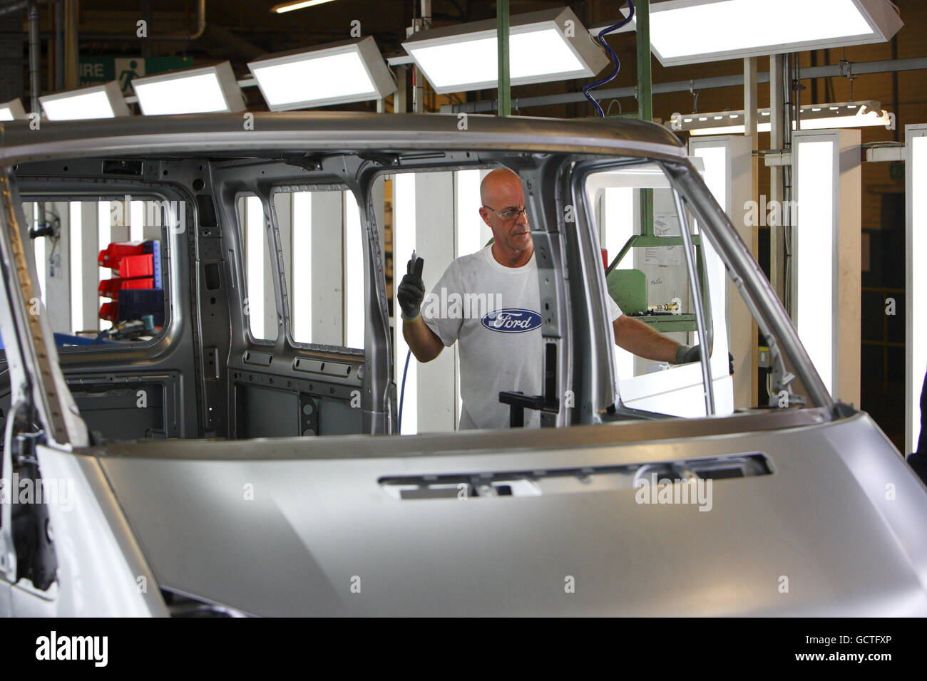 Ford Factory Southampton Stock Photo Alamy