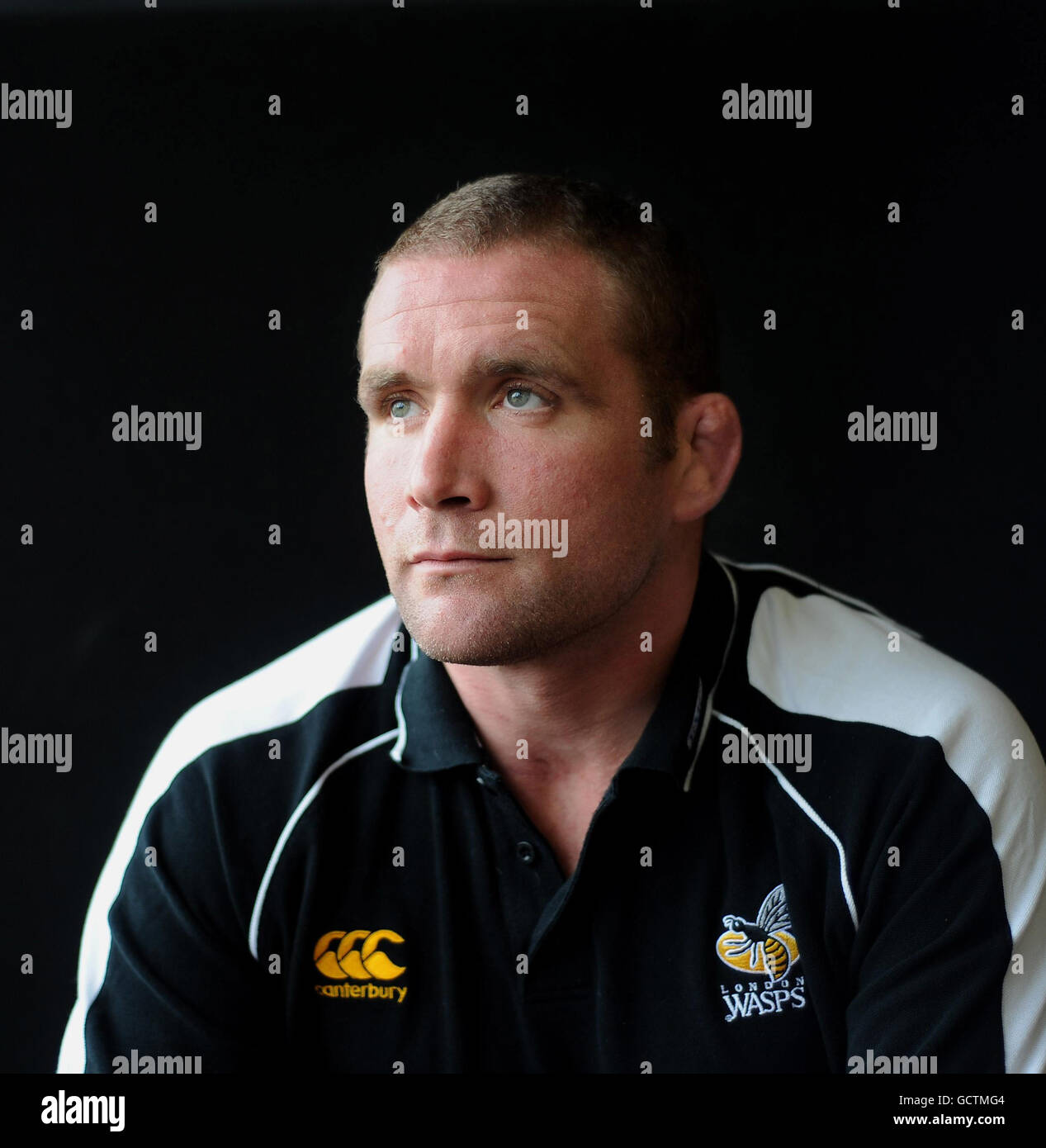 Rugby Union - Phil Vickery Retires - London Wasps Training Ground. Phil Vickery during a press conference at London Wasps Training Ground in Acton, London. Stock Photo