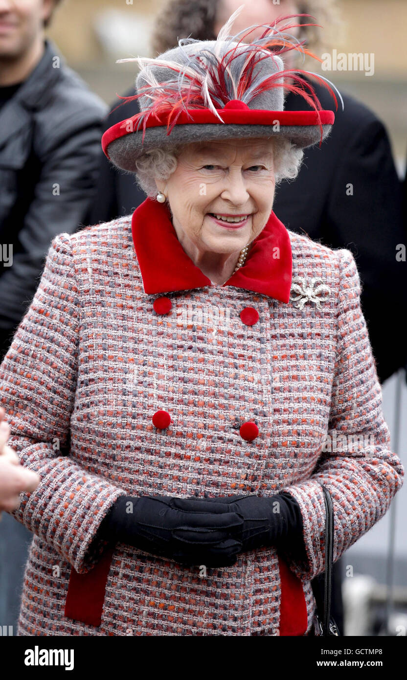 Britain's Queen Elizabeth II visits Maldon Salt Crystal Company in ...