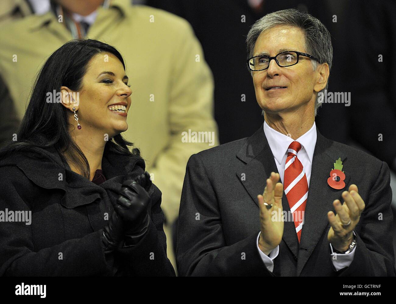 Liverpool owner John W Henry celebrates first trophy of the season, Football, Sport