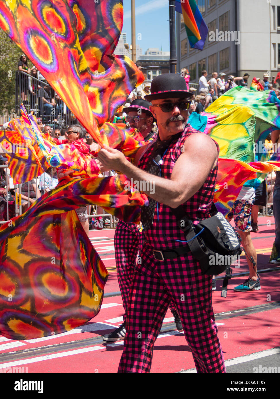 Colorful display in San Francisco Pride Parade 2016 Stock Photo - Alamy