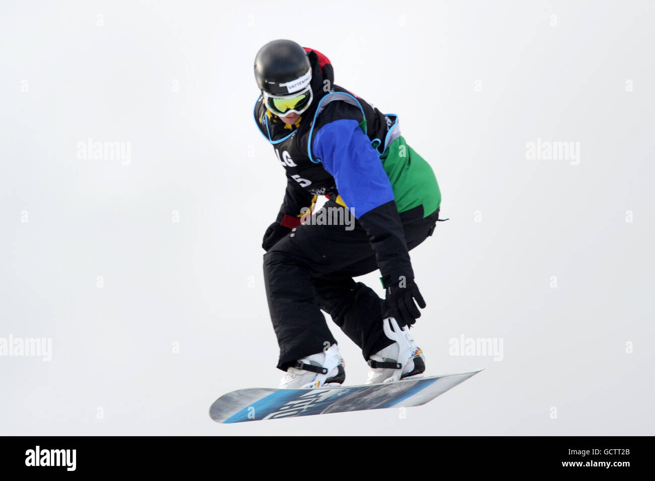 Isak Bjornstrom of Sweden during the LG Snowboard FIS World Cup in London Stock Photo
