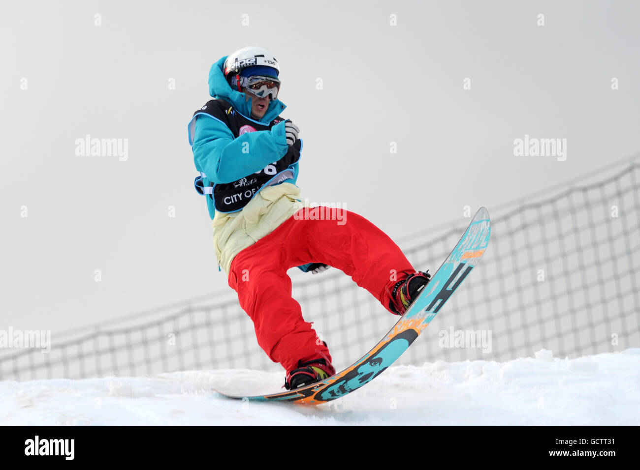 Winter Sport - Freeze Festival 2010 - Battersea Power Station Stock Photo