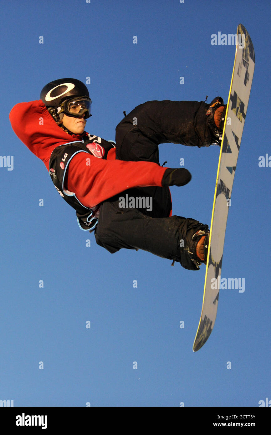 Staale Sandbech of Norway during the LG Snowboard FIS World Cup in London Stock Photo