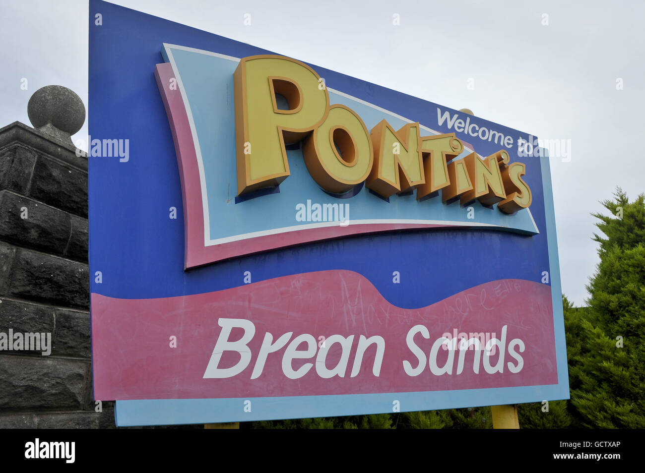 A general view of Pontin's signage at Brean, Somerset. PRESS ASSOCIATION Photo. Picture date: Saturday November 13, 2010. See PA story CITY Pontins. Photo credit should read: Ben Birchall/PA Wire Stock Photo