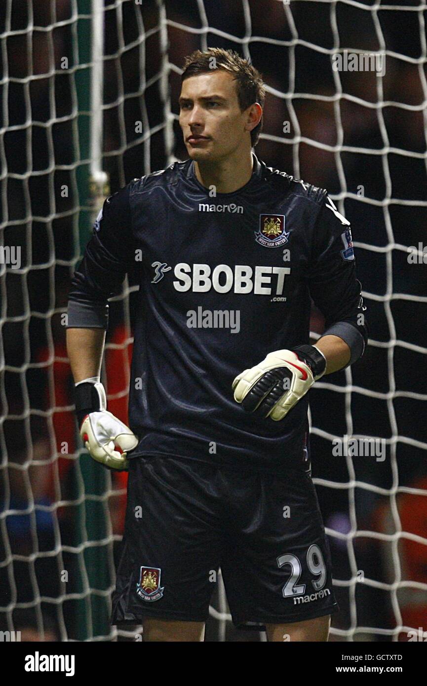 Soccer - Carling Cup - Fourth Round - West Ham United v Stoke City - Upton Park Stock Photo