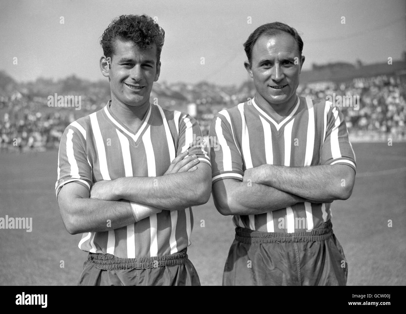 Soccer - League Division Four - Crystal Palace v Hartlepool - Selhurst Park. George Luke, left, and William Anderson, Hartlepool FC Stock Photo